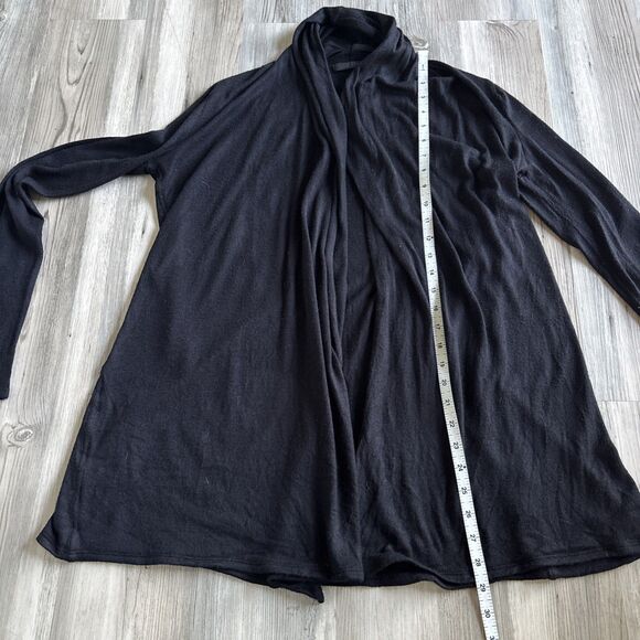 THE ROW Knightsbridge Open Front Light weight Cardigan Black - Small ($450) - Picture 7 of 12